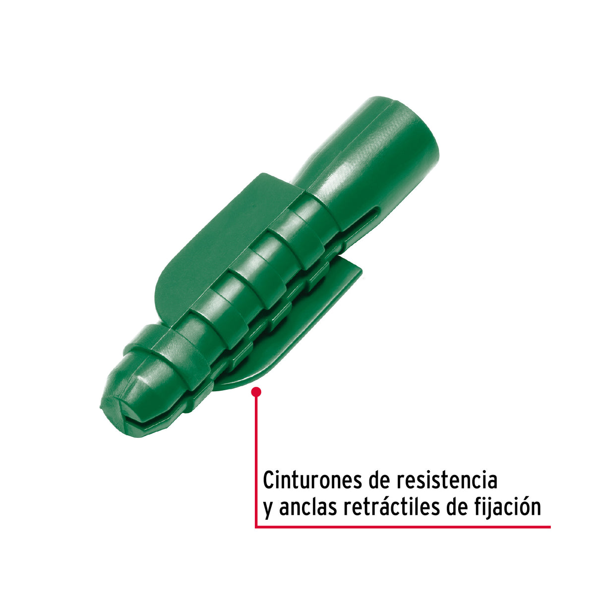 Bolsa con 50 Taquetes de Plástico 1/2', Fiero