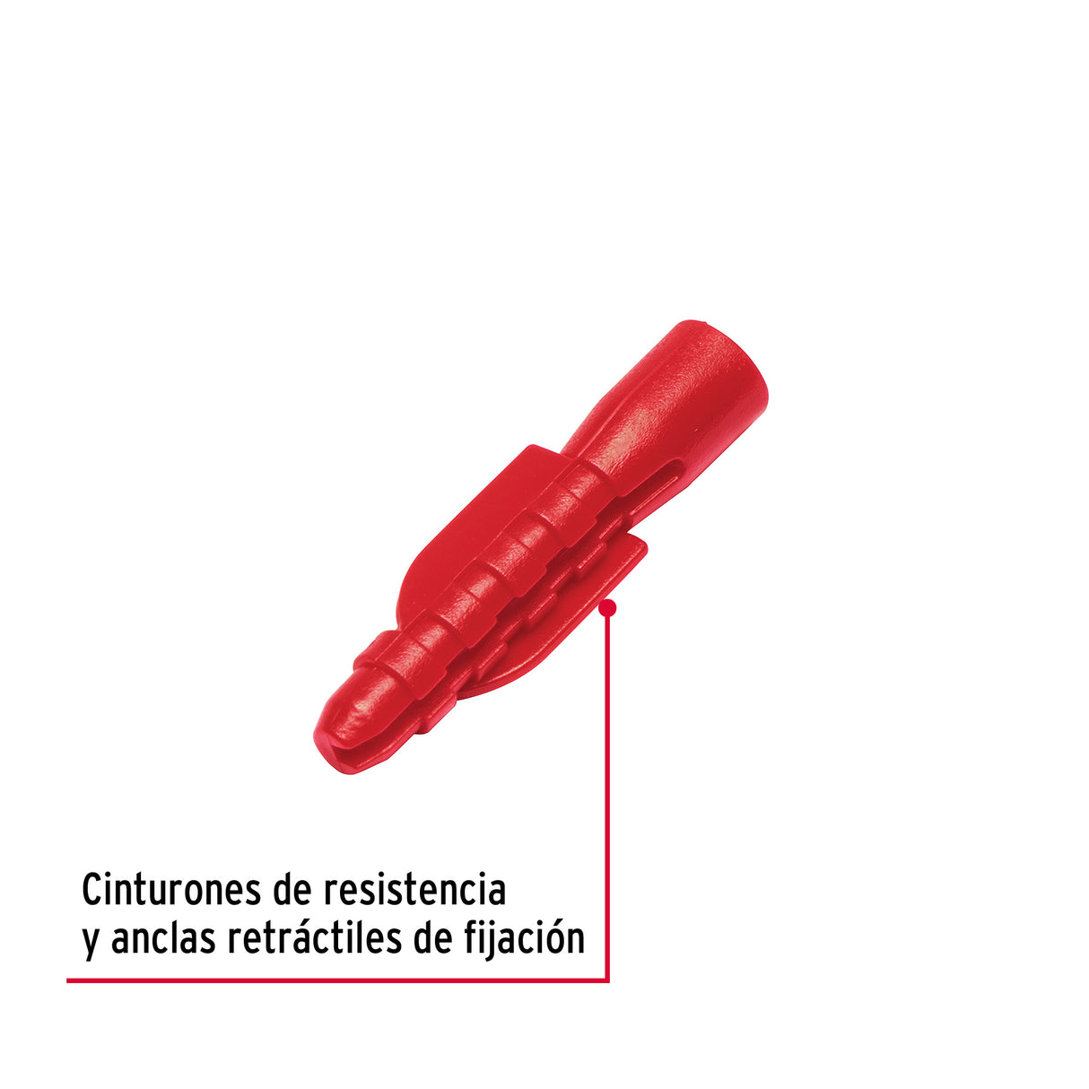 Bolsa con 50 Taquetes de Plástico 1/4', Fiero