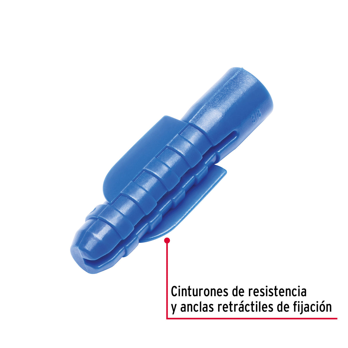 Bolsa con 50 Taquetes de Plástico 3/8', Fiero