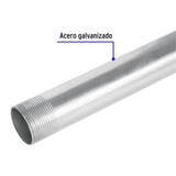 Tubo Conduit 1 1/4' para Mufa, Pared Gruesa (0.9 mm), 3 m