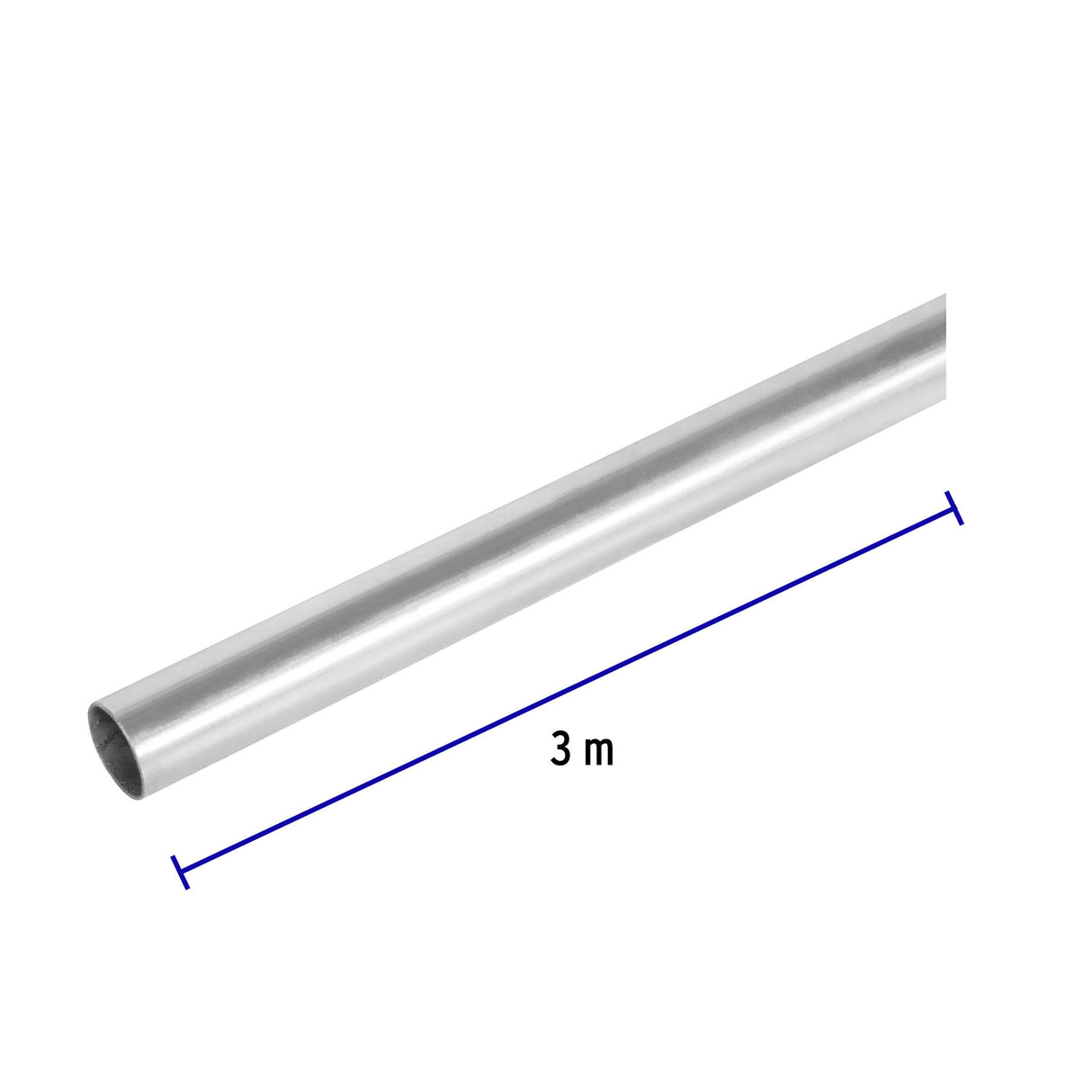 Tubo Conduit 1/2' Pared Extra Delgada (0.7 mm), Et. Azul 3 m