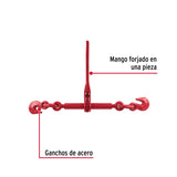 Tensor de Cadena con Matraca, 3/8' - 1/2', Fiero