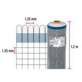 Rollo de 30 m X 1.2 m de Malla Mosquitera Plástica Gris