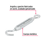 Tensor Zinc 3/16' Ojo-gancho, Fiero