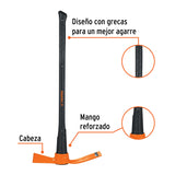 Talacho-hacha 5 lb, Mango Fibra de Vidrio 36', Truper