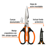 Tijera 8' Multiusos, para Cocina, Acero Inoxidable, Truper