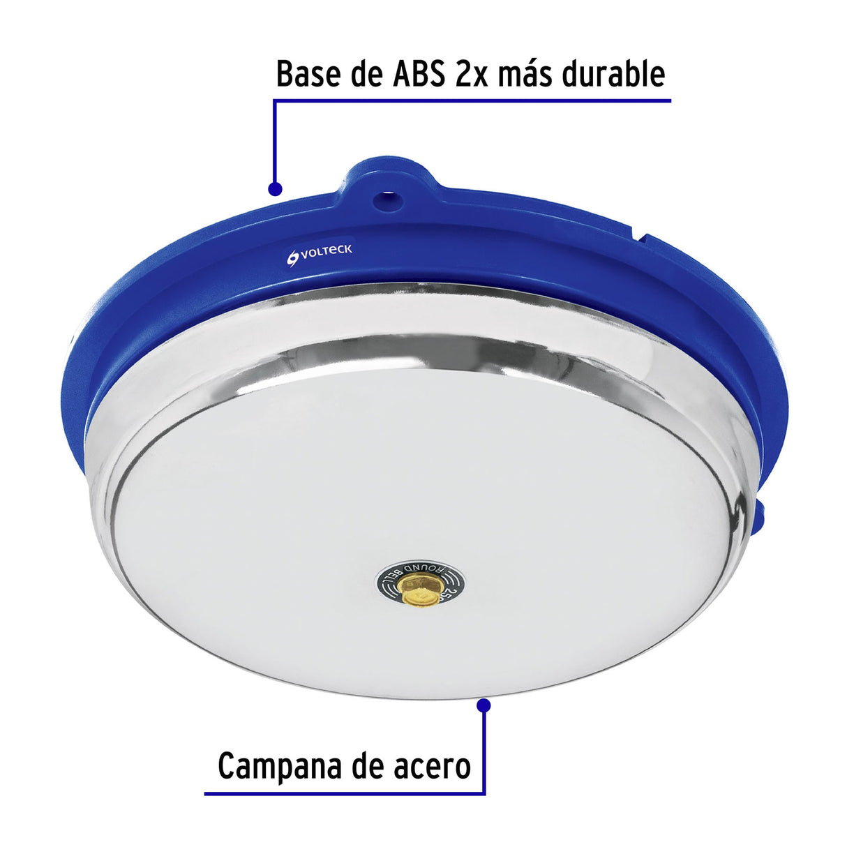Timbre Industrial Tipo Campana de 10', Volteck