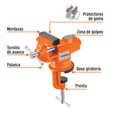 Tornillo de Banco 2.5' para Joyero, Truper