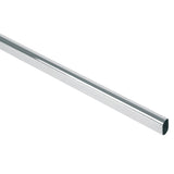 Tubo Ovalado para Clóset, 3.0 m, Acero Cromado, Hermex