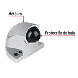 Tope Tipo Codo para Puerta, Acabado Cromo, Hermex