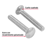 Bolsa con 50 Tornillos 3/8' X 2-1/2' Tipo Coche, Fiero