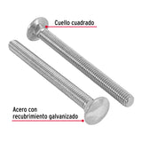 Bolsa con 30 Tornillos 3/8' X 4' Tipo Coche, Fiero