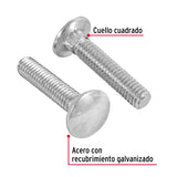 Bolsa con 50 Tornillos 5/16' X 1-1/2' Tipo Coche, Fiero