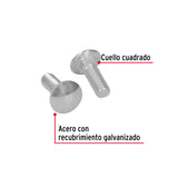 Bolsa con 50 Tornillos 7/16' X 1-1/4' Tipo Coche, Fiero
