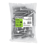 Bolsa con 30 Tornillos 7/16' X 3' Tipo Coche, Fiero