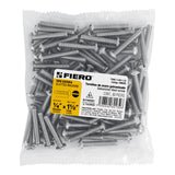 Bolsa con 80 Tornillos 1/4' X 1-1/2' Tipo Estufa, Fiero