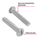 Bolsa con 80 Tornillos 1/4' X 1-1/2' Tipo Estufa, Fiero