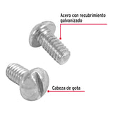 Bolsa con 150 Tornillos 1/4' X 1/2' Tipo Estufa, Fiero