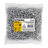 Bolsa con 400 Tornillos 1/8' X 1' Tipo Estufa, Fiero