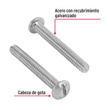 Bolsa con 150 Tornillos 3/16' X 1-1/2' Tipo Estufa, Fiero