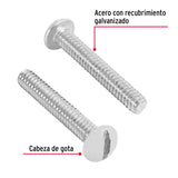 Bolsa con 150 Tornillos 3/16' X 1-1/4' Tipo Estufa, Fiero