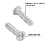 Bolsa con 250 Tornillos 3/16' X 3/4' Tipo Estufa, Fiero