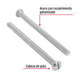 Bolsa con 100 Tornillos 3/16' X 3' Tipo Estufa, Fiero