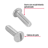 Bolsa con 250 Tornillos 3/16' X 5/8' Tipo Estufa, Fiero