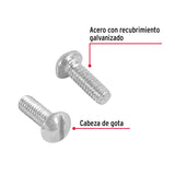Bolsa con 450 Tornillos 5/32' X 1/2' Tipo Estufa, Fiero