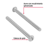 Bolsa con 150 Tornillos 5/32' X 2' Tipo Estufa, Fiero