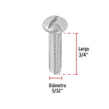 Bolsa con 350 Tornillos 5/32' X 3/4' Tipo Estufa, Fiero