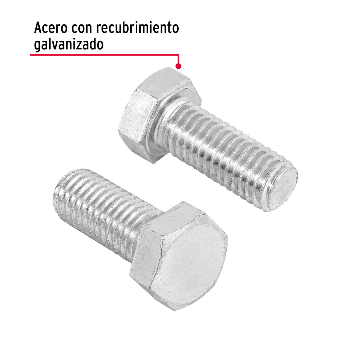 Bolsa con 40 Tornillos 1/2' X 1-1/4' Tipo Máquina, Fiero
