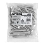 Bolsa con 20 Tornillos 1/2' X 3' Tipo Máquina, Fiero