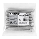 Bolsa con 10 Tornillos 1/2' X 5' Tipo Máquina, Fiero