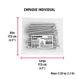 Bolsa con 30 Tornillos 1/4' X 3-1/2' Tipo Máquina, Fiero