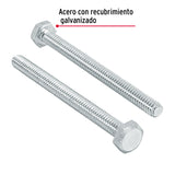 Bolsa con 50 Tornillos 1/4' X 3' Tipo Máquina, Fiero