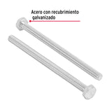 Bolsa con 30 Tornillos 1/4' X 4' Tipo Máquina, Fiero