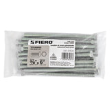 Bolsa con 15 Tornillos 3/8' X 6' Tipo Máquina, Fiero