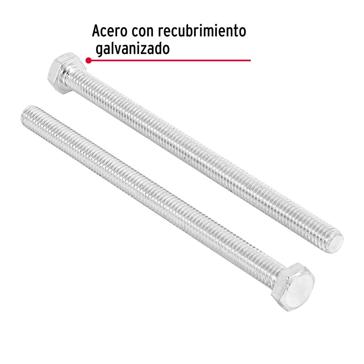 Bolsa con 30 Tornillos 5/16' X 5' Tipo Máquina, Fiero