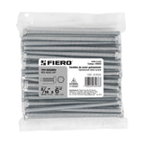 Bolsa con 30 Tornillos 5/16' X 6' Tipo Máquina, Fiero
