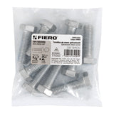 Bolsa con 10 Tornillos 5/8' X 2' Tipo Máquina, Fiero