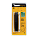 Juego de 8 Llaves Torx Tipo Navaja, Cuerpo de Lámina, Pretul