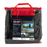 Toldo Sombra 80%, Monofilamento Negro, 5M X 3.6M, Fiero