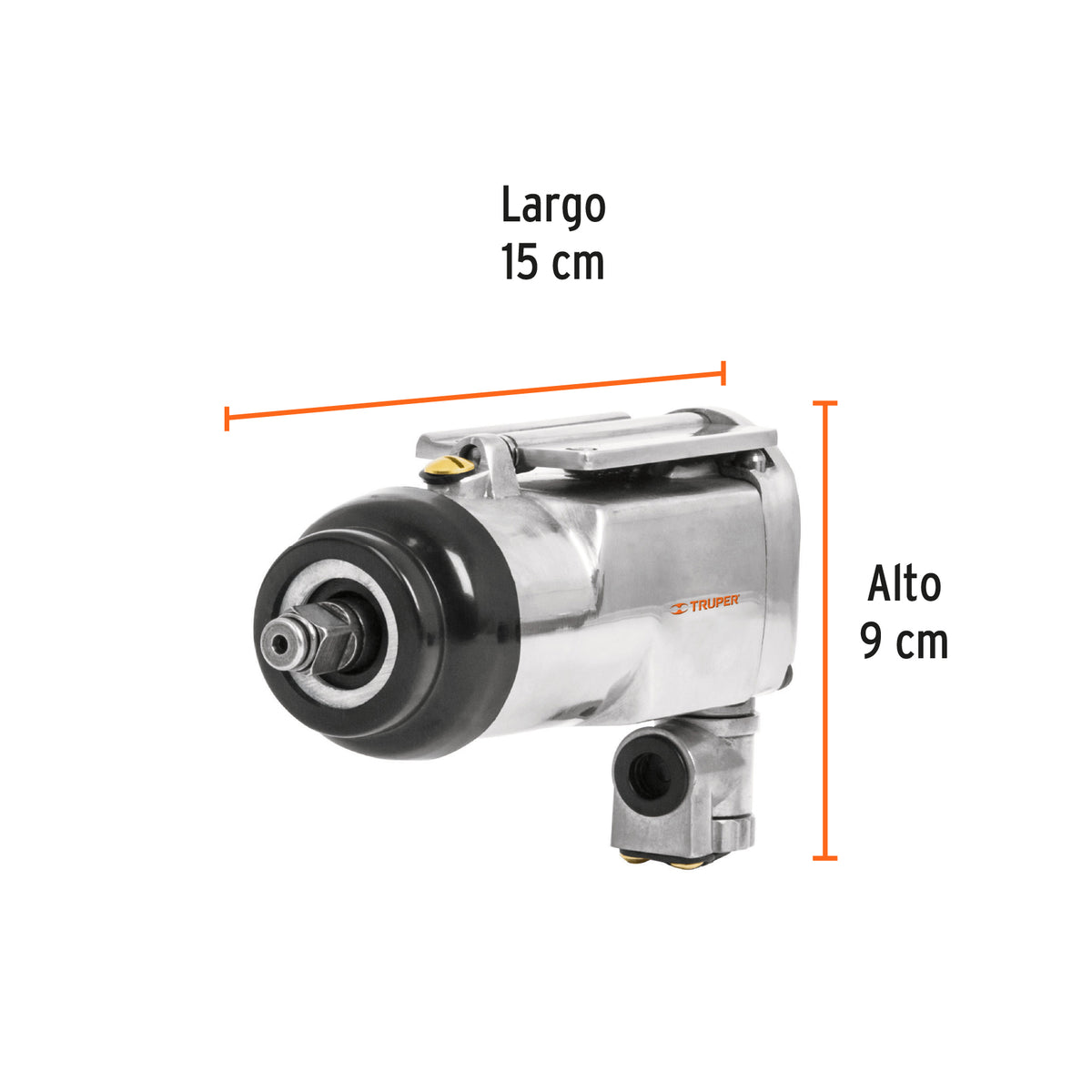 Llave (Pistola) de Impacto Neumática 3/8', Truper