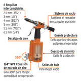 Remachadora Neumática 1/4', Truper