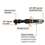 Matraca de Impacto Neumática 3/8', Truper