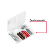 Estuche 26 Taquetes 3/16', 1/4', 5/16', C/Pijas #6, #8, #10