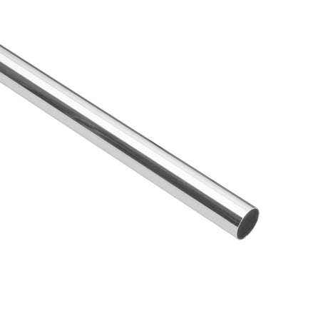 Tubo redondo para clóset, 1.5 m, acero cromado, Hermex