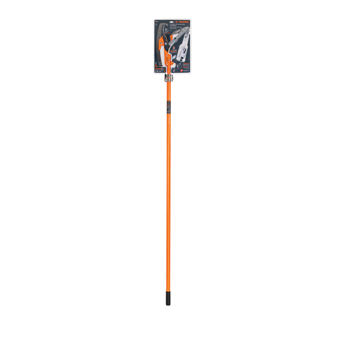 Cortador de Ramas Altas Mango Telescópico 3.6 m Fibra Vidrio