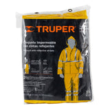 Conjunto Impermeable Doble Capa Amarillo con Reflejante, m